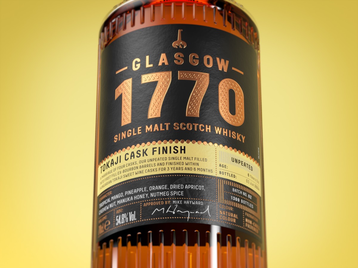 Glasgow 1770 Tokaji Cask Finish Batch 02 Unpeated